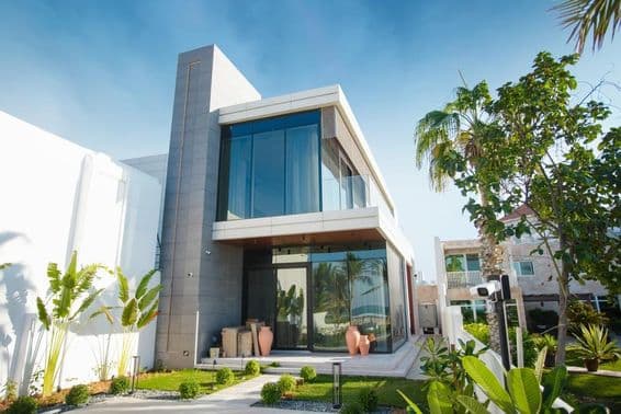 Vonkajší dizajn interiéru vily v Dubaji