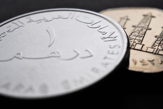 Minca 1 dirham Spojených arabských emirátov.