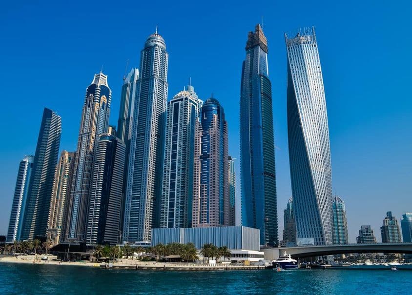 Dubajská Marina.