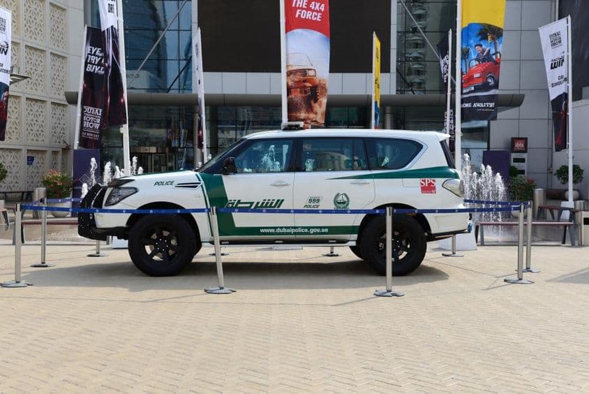 Dubajské policajné auto.