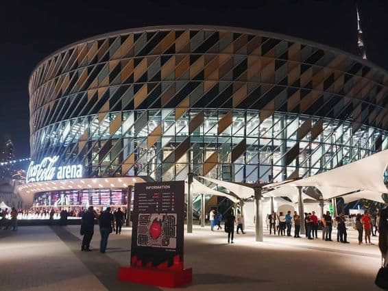Coca-Cola Aréna Dubaj.