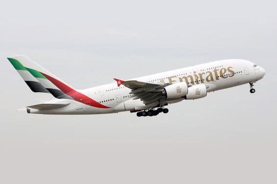 Emirates lietadlo.
