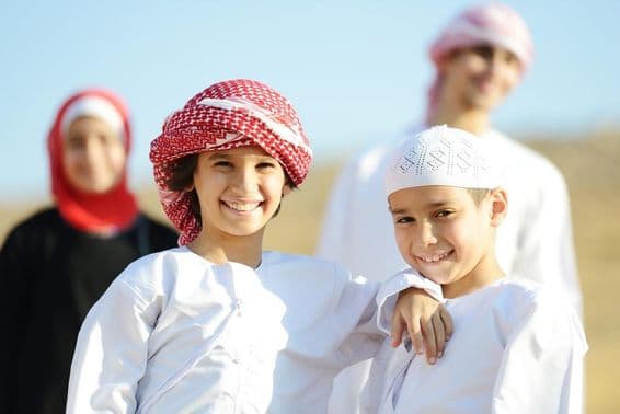 Arabská rodina.