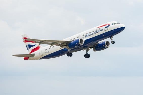 Úzky Airbus A320-232 British Airways.