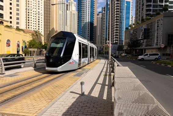 Dubajská električková súprava.