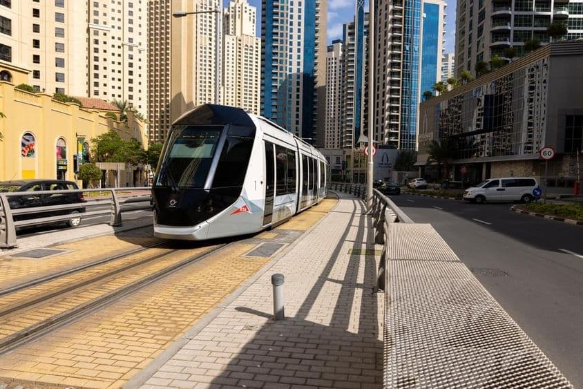 Dubajská električková súprava.