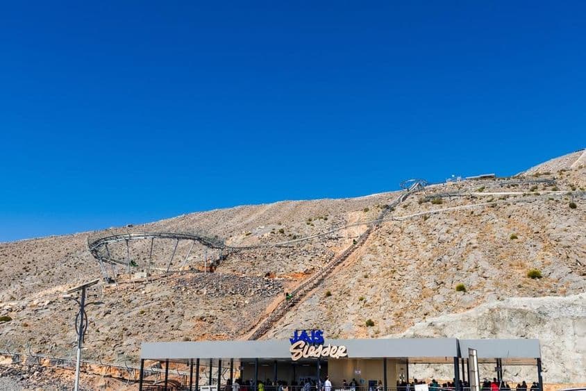 Populárna atrakcia Jais Sledder v RAK.