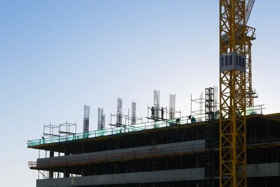 Výstavba rezidenčnej budovy v Spojených arabských emirátoch.