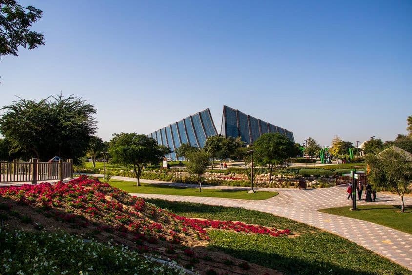 Vstup do Dubajského safari parku.