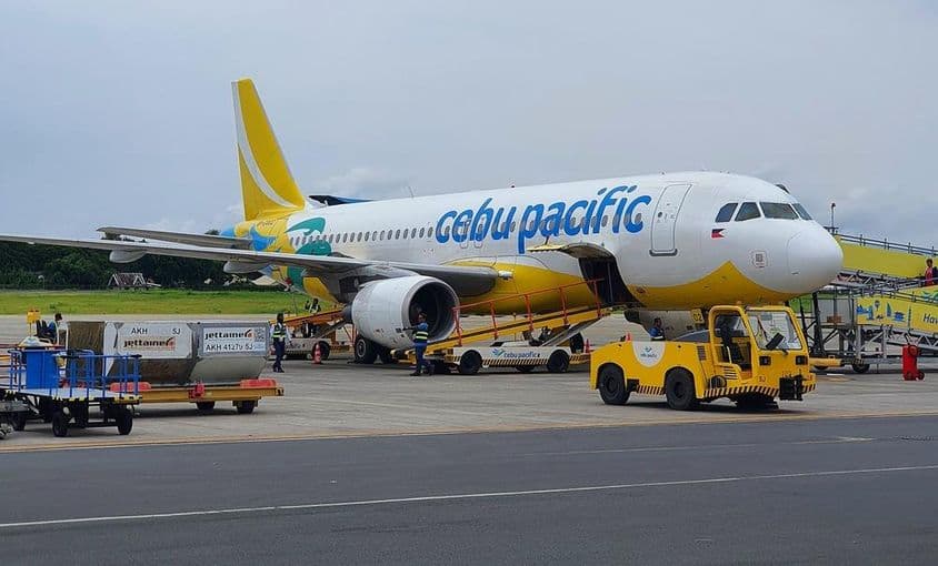 Letisko Cebu Pacific na medzinárodnom letisku Puerto Princesa.