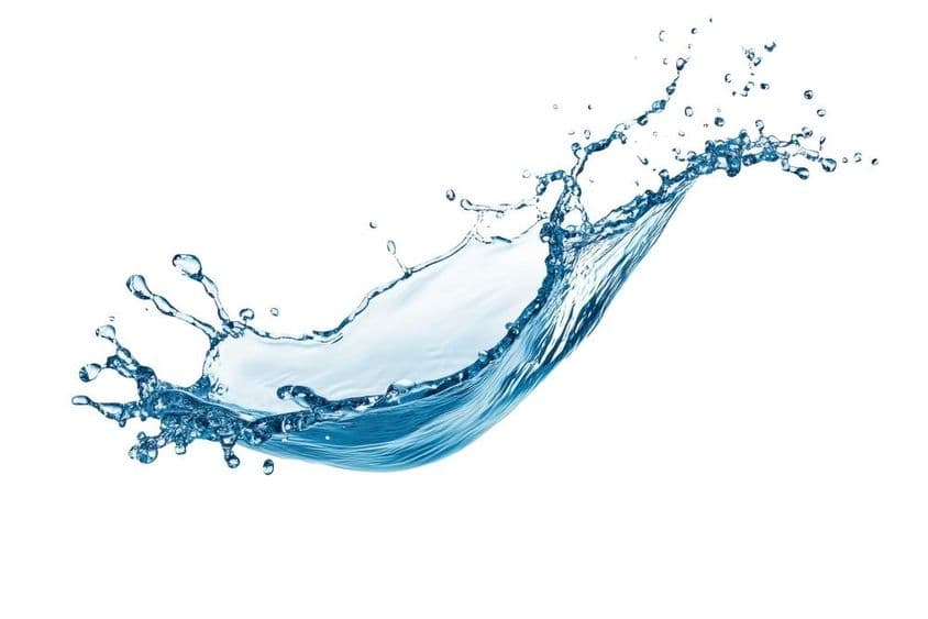 Špliechajúca tečúca voda.