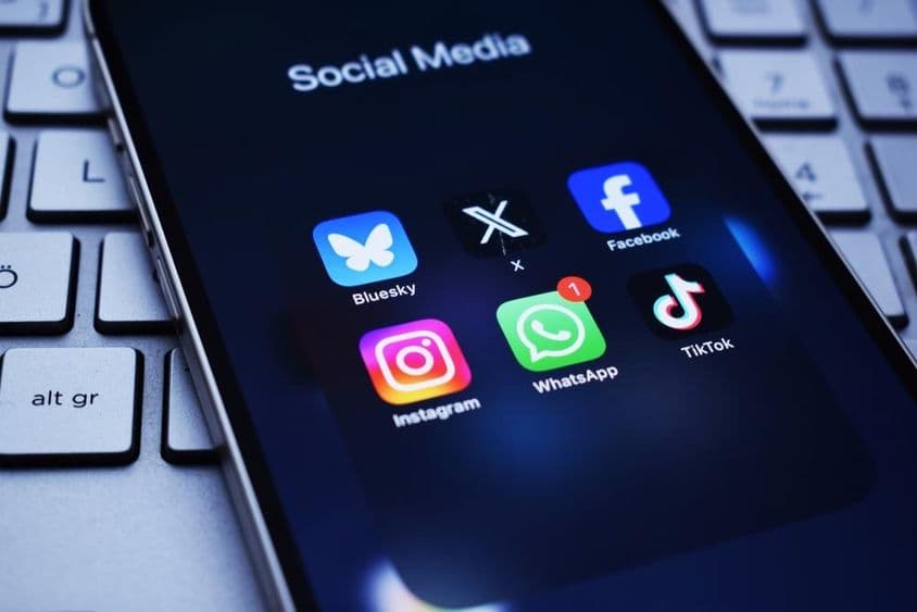 Najpopulárnejšie aplikácie sociálnych médií.