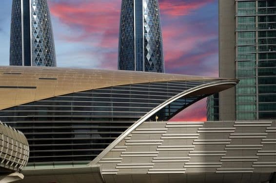 Dubajské metro, Spojené Arabské Emiráty.