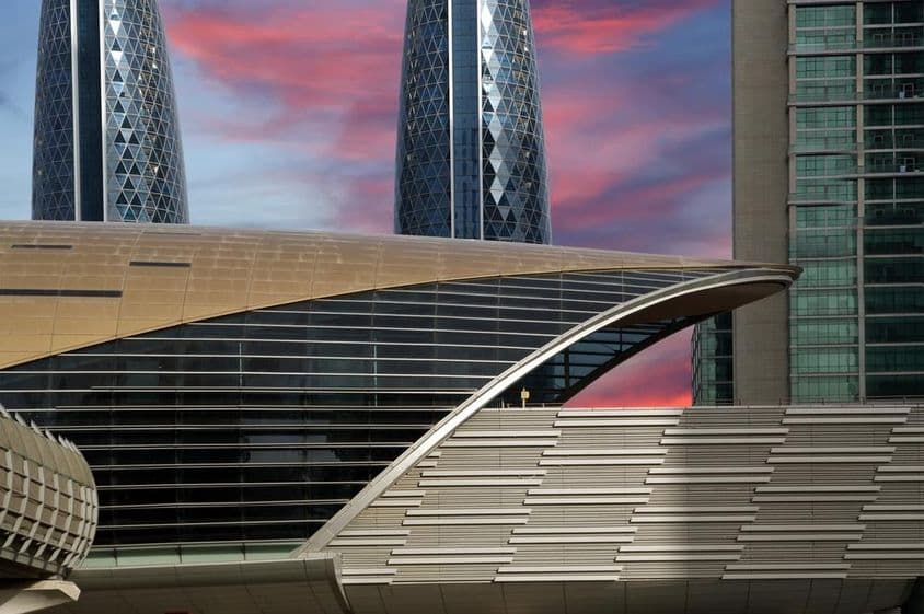 Dubajské metro, Spojené Arabské Emiráty.