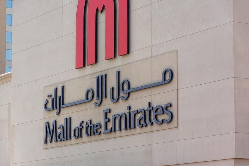 Dubajské nákupné centrum Mall of the Emirates.