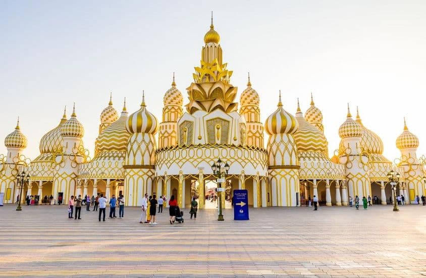 Global Village Dubaj, budovy v ruskom štýle.