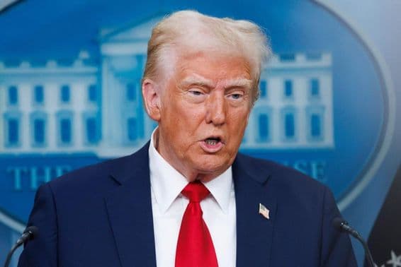 Donald Trump, prezident USA.