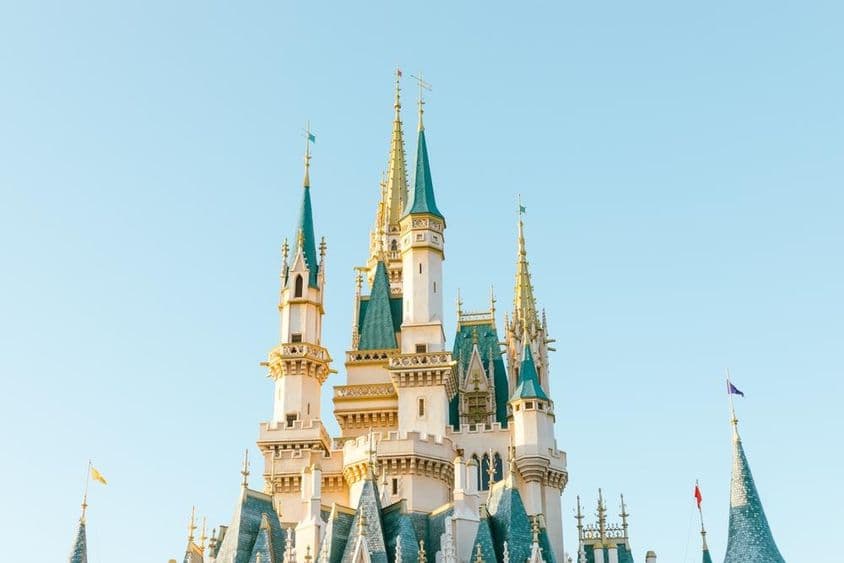Hrady v tokijskom Disneylande.