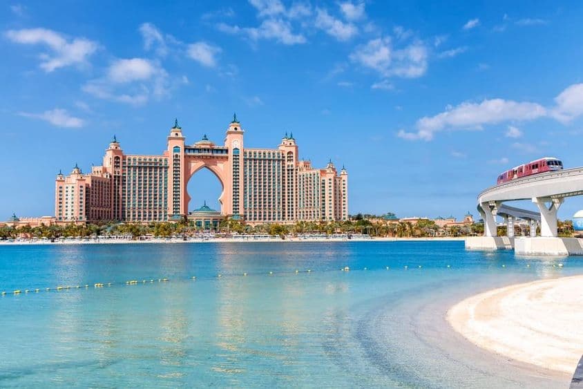 Dubai Atlantis Hotel na umelom ostrove.