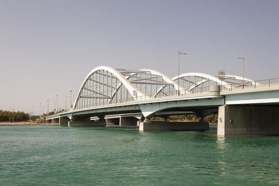 Most Al Maqta v Abú Zabí, Spojené arabské emiráty.