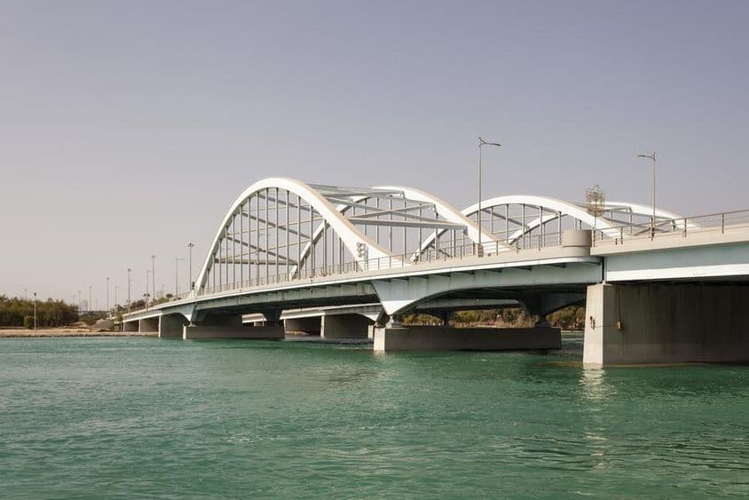 Most Al Maqta v Abú Zabí, Spojené arabské emiráty.