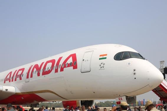 Prvé lietadlo A350-900 spoločnosti Air India.