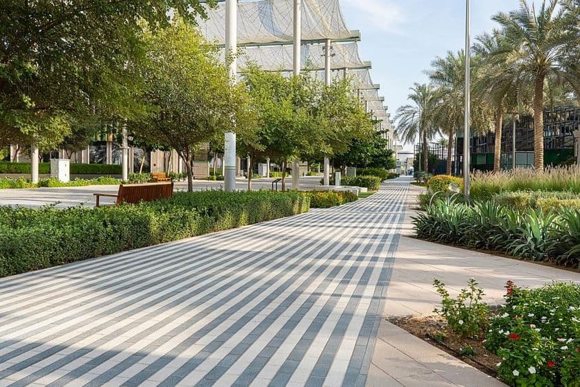Dubaj, Spojené arabské emiráty. Dubajské výstavné centrum.