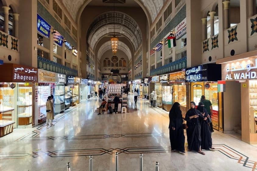 Nákupné centrum v Sharjahu, Spojené arabské emiráty.