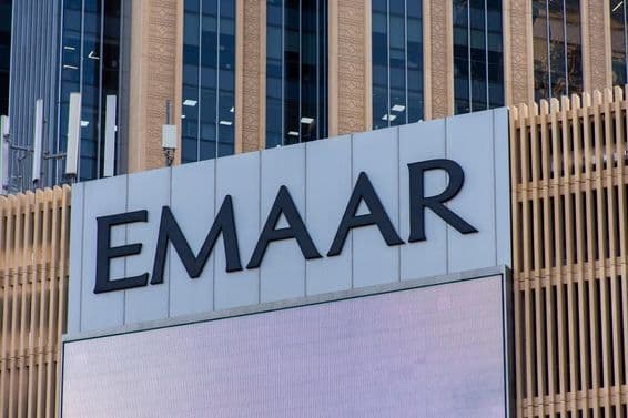 Budova Emaar, emirátskeho developera nehnuteľností, v Dubai Marina.