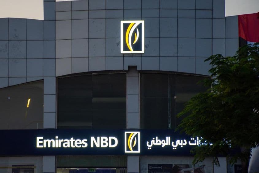 Ras al Khaimah, bankový dóm banky Emirates NBD.