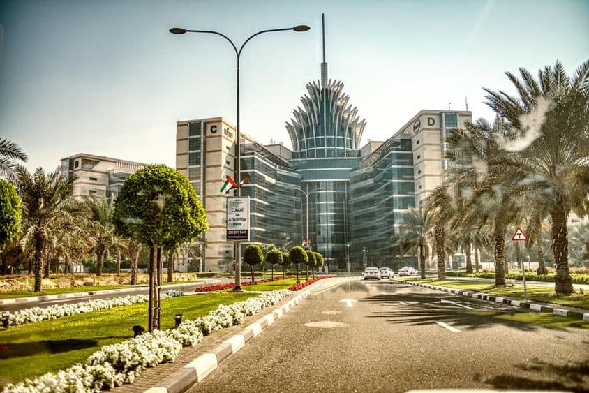 Budovy Silicon Oasis sú centrom Dubajskej akademickej zóny.