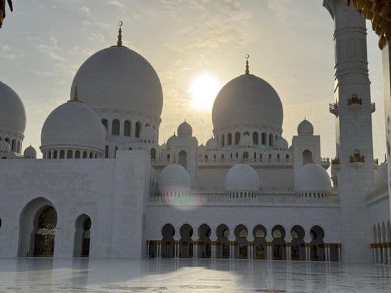 Veľká mešita šejka Zayeda, Spojené arabské emiráty.