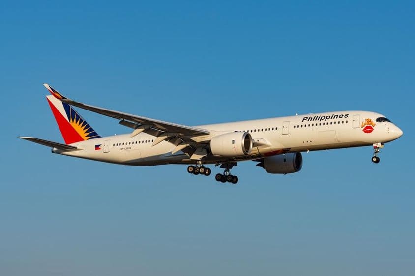 Lietadlo Airbus A350-900 spoločnosti Philippine Airlines.