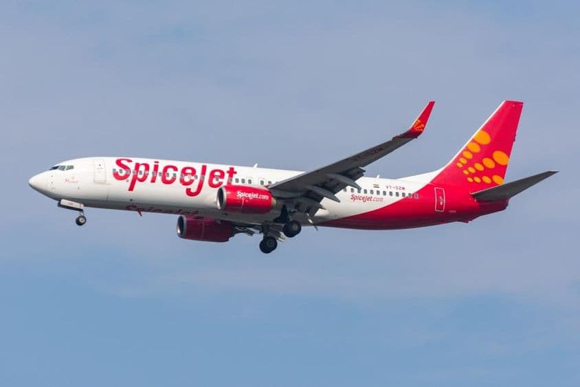 Lietadlo SpiceJet Boeing 737-800.