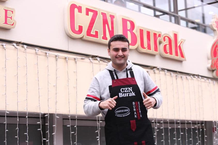 Portrét známeho tureckého šéfkuchára, CZN Buraka Özdemira.