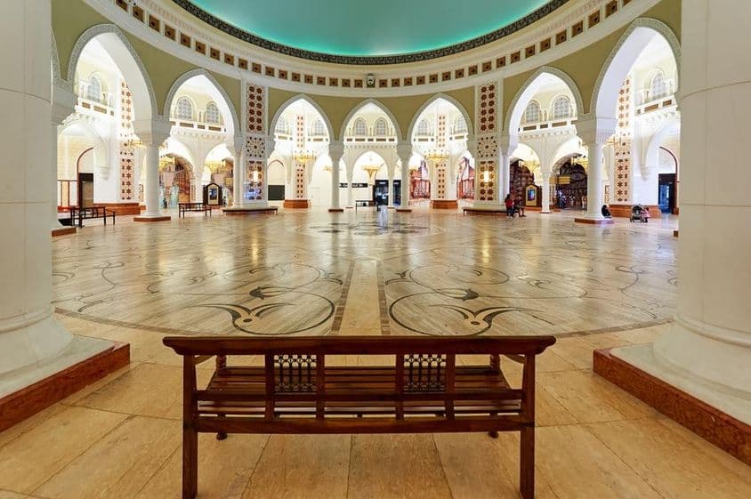 Trh so zlatom v Dubai Mall.