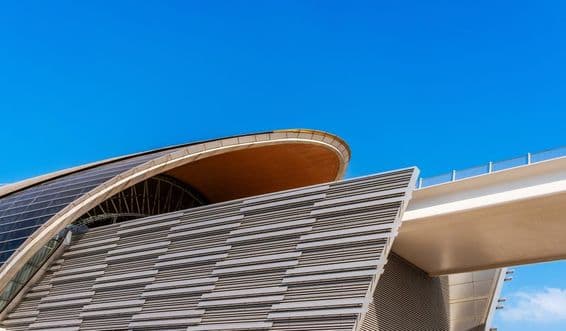 Metro stanica v Dubaji, Spojené arabské emiráty.