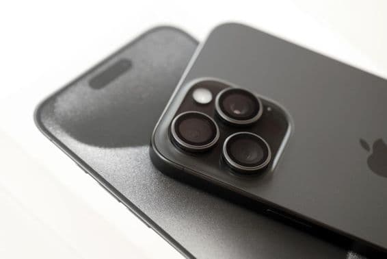 Apple iPhone 15 Pro Max smartphone.