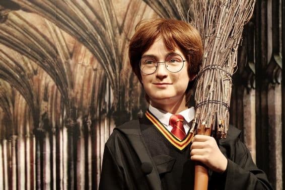 Vosková figúra Harryho Pottera.