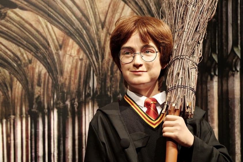 Vosková figúra Harryho Pottera.