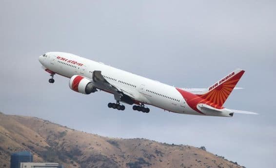 Lietadlo Boeing 777-200LR spoločnosti Air India.