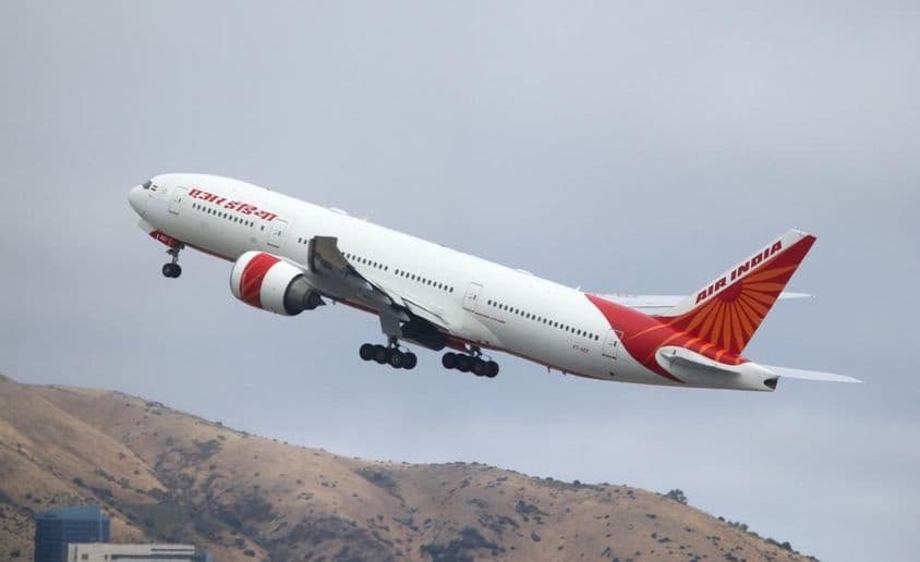 Lietadlo Boeing 777-200LR spoločnosti Air India.
