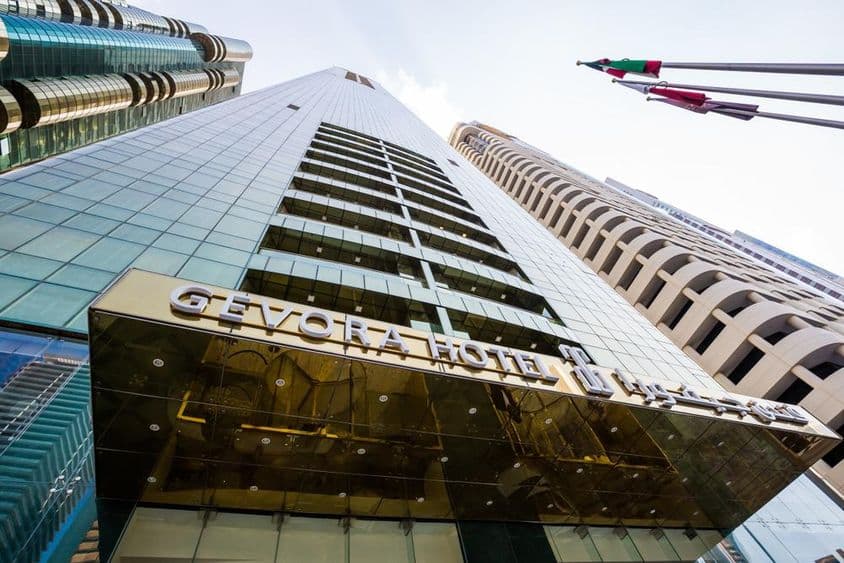 Dubaj Gevora hotel, jeden z najvyšších hotelov na svete.