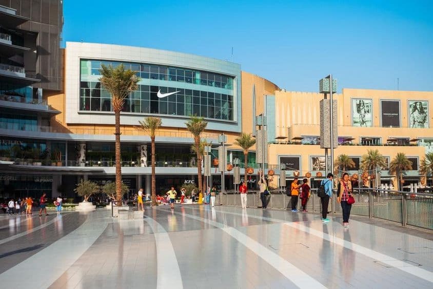 Dubai Mall je druhé najväčšie obchodné centrum na svete.