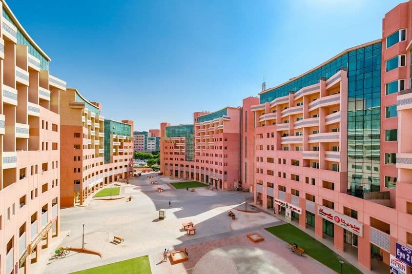 Rezidenčné budovy v Dubai Discovery Gardens.