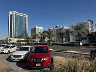 Budovy v Dubailand Residence Complex, nová rezidenčná oblasť.