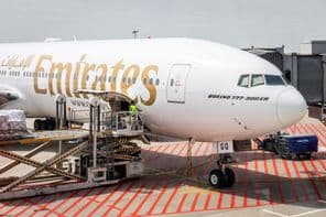 Emirates Boeing 777-300 ER.