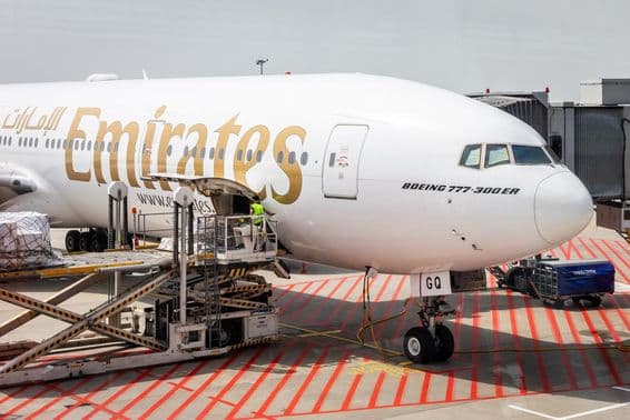 Emirates Boeing 777-300 ER.