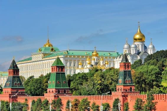 Kremeľ Moskva.