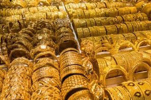 Dubajský trh so zlatom.